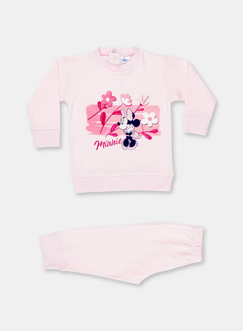 Baby Interlock Long Sleeve Pyjama – Minnie
